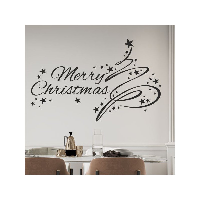 Wandaufkleber Wandtattoo Aufkleber Wand Weihnachten X-MAS Merry Christmas Kugel Schmuck  Weihnachtsbäckerei Backen Plätzen