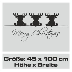 Wandaufkleber Wandtattoo Aufkleber Wand Weihnachten X-MAS Merry Christmas Kugel Schmuck  Weihnachtsbäckerei Backen Plätzen Backh