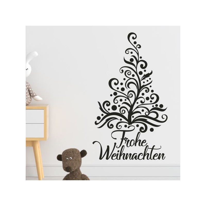 Wandaufkleber Wandtattoo Aufkleber Wand Weihnachten X-MAS Merry Christmas Kugel Schmuck  Weihnachtsbäckerei Backen Plätzen Backh