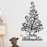Wandaufkleber Wandtattoo Aufkleber Wand Weihnachten X-MAS Merry Christmas Kugel Schmuck  Weihnachtsbäckerei Backen Plätzen Backh