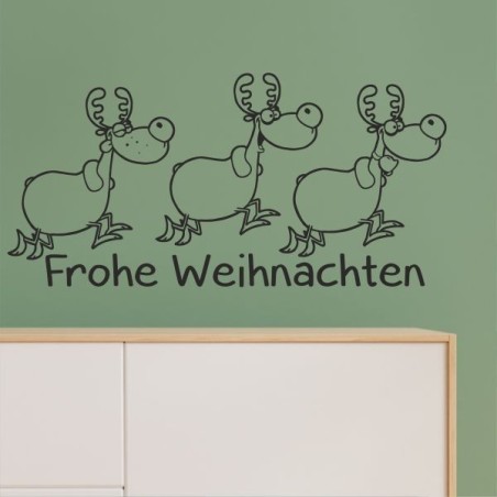 Wandaufkleber Wandtattoo Aufkleber Wand Weihnachten X-MAS Merry Christmas Kugel Schmuck  Weihnachtsbäckerei Backen Plätzen Backh