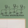 Wandaufkleber Wandtattoo Aufkleber Wand Weihnachten X-MAS Merry Christmas Kugel Schmuck  Weihnachtsbäckerei Backen Plätzen Backh