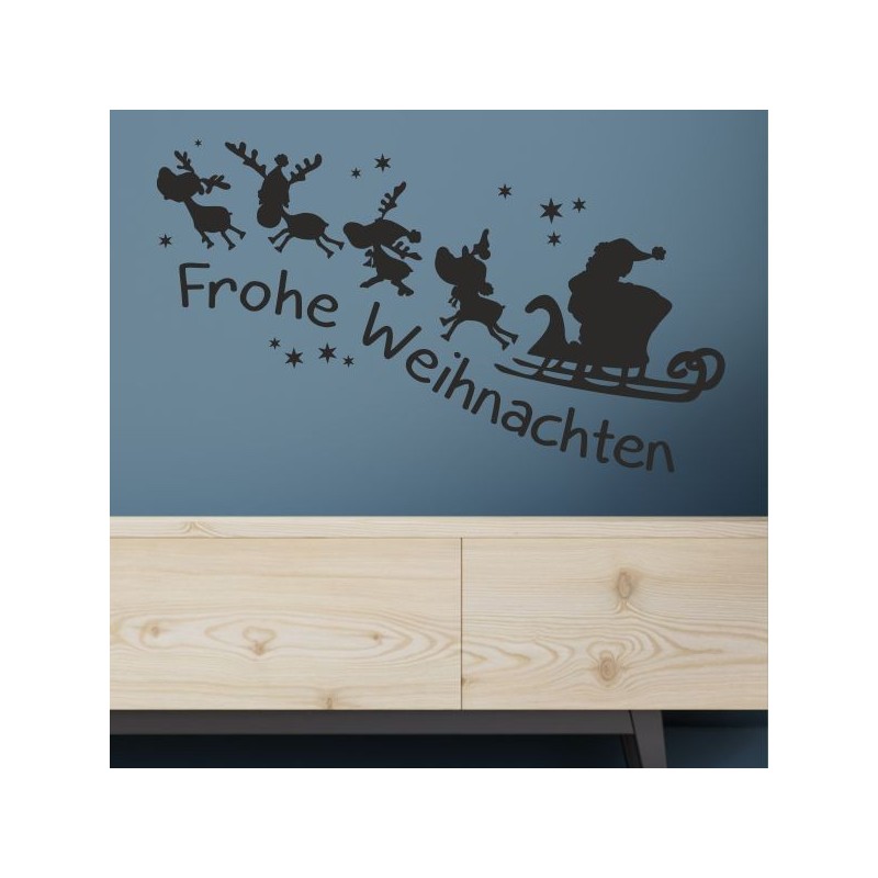Wandaufkleber Wandtattoo Aufkleber Wand Weihnachten X-MAS Merry Christmas Kugel Schmuck  Weihnachtsbäckerei Backen Plätzen Backh