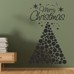 Wandaufkleber Wandtattoo Aufkleber Wand Weihnachten X-MAS Merry Christmas Kugel Schmuck  Weihnachtsbäckerei Backen Plätzen Backh