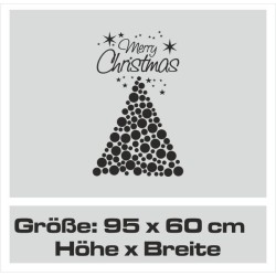 Wandaufkleber Wandtattoo Aufkleber Wand Weihnachten X-MAS Merry Christmas Kugel Schmuck  Weihnachtsbäckerei Backen Plätzen Backh