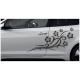 Aufkleber SET Car Style Tattoo Hibiskus Tribal  Dekor Blüten Fahrzeuge Seitenaufkleber