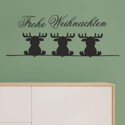 Wandaufkleber Wandtattoo Aufkleber Wand Weihnachten X-MAS Merry Christmas Kugel Schmuck  Weihnachtsbäckerei Backen Plätzen Backh