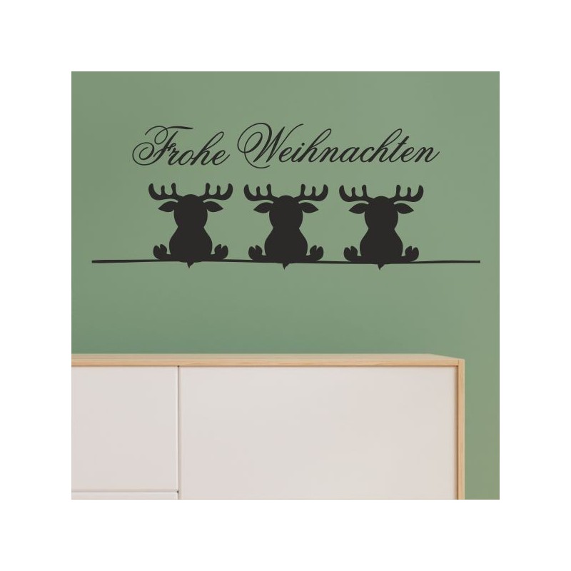 Wandaufkleber Wandtattoo Aufkleber Wand Weihnachten X-MAS Merry Christmas Kugel Schmuck  Weihnachtsbäckerei Backen Plätzen Backh