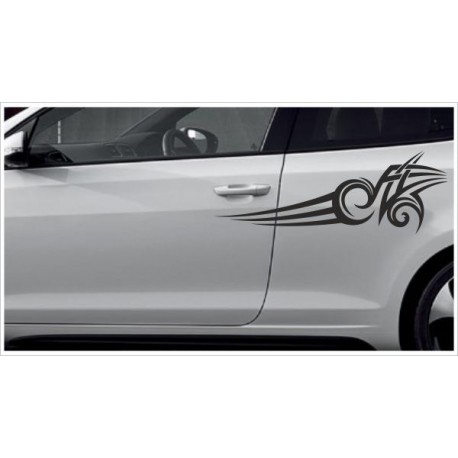 Aufkleber SET Car Style Tattoo Tribal Graffiti  Fahrzeuge Seitenaufkleber