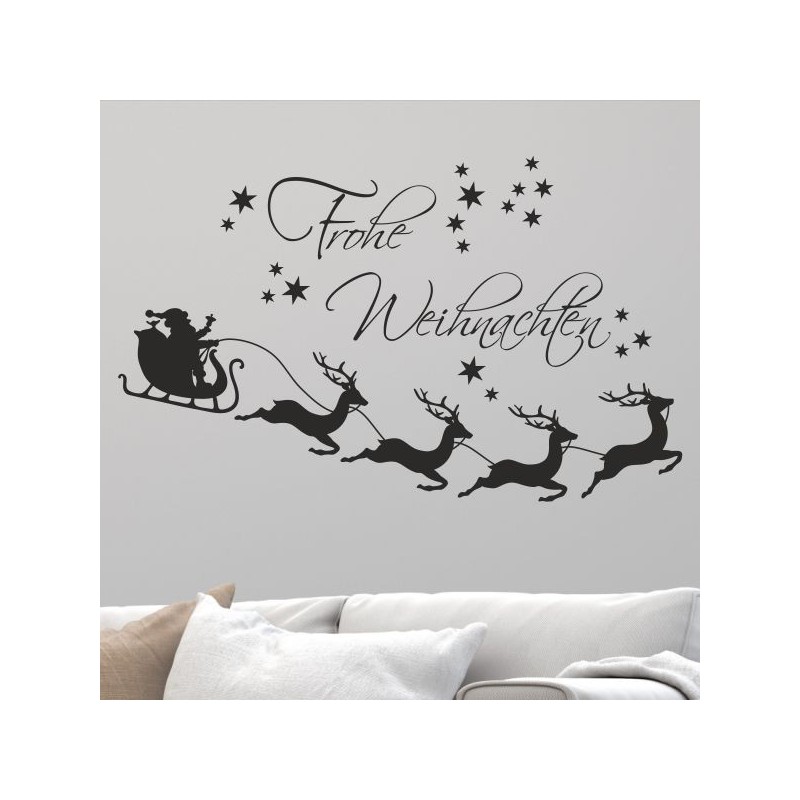 Wandaufkleber Wandtattoo Aufkleber Wand Weihnachten X-MAS Merry Christmas Kugel Schmuck  Weihnachtsbäckerei Backen Plätzen Backh