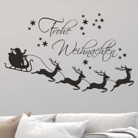 Wandaufkleber Wandtattoo Aufkleber Wand Weihnachten X-MAS Merry Christmas Kugel Schmuck  Weihnachtsbäckerei Backen Plätzen Backh