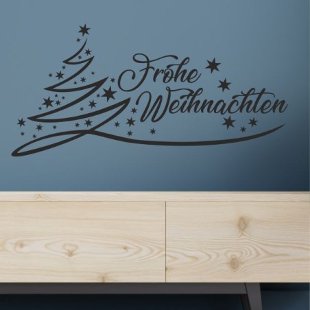 Wandaufkleber Wandtattoo Aufkleber Wand Weihnachten X-MAS Merry Christmas Kugel Schmuck  Weihnachtsbäckerei Backen Plätzen Backh