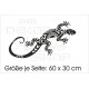 Aufkleber SET Car Style Tattoo Tribal Graffiti Gecko Echse Salamander ahrzeuge Seitenaufkleber