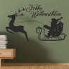 Wandaufkleber Wandtattoo Aufkleber Wand Weihnachten X-MAS Merry Christmas Kugel Schmuck  Weihnachtsbäckerei Backen Plätzen Backh
