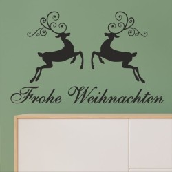 Wandaufkleber Wandtattoo Aufkleber Wand Weihnachten X-MAS Merry Christmas Kugel Schmuck  Weihnachtsbäckerei Backen Plätzen Backh