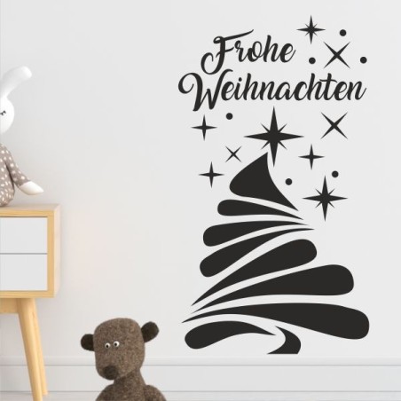 Wandaufkleber Wandtattoo Aufkleber Wand Weihnachten X-MAS Merry Christmas Kugel Schmuck  Weihnachtsbäckerei Backen Plätzen Backh