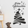 Wandaufkleber Wandtattoo Aufkleber Wand Weihnachten X-MAS Merry Christmas Kugel Schmuck  Weihnachtsbäckerei Backen Plätzen Backh