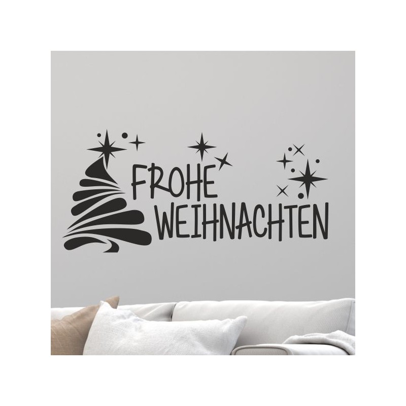 Wandaufkleber Wandtattoo Aufkleber Wand Weihnachten X-MAS Merry Christmas Kugel Schmuck  Weihnachtsbäckerei Backen Plätzen Backh