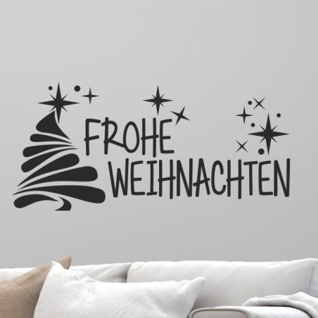 Wandaufkleber Wandtattoo Aufkleber Wand Weihnachten X-MAS Merry Christmas Kugel Schmuck  Weihnachtsbäckerei Backen Plätzen Backh