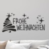 Wandaufkleber Wandtattoo Aufkleber Wand Weihnachten X-MAS Merry Christmas Kugel Schmuck  Weihnachtsbäckerei Backen Plätzen Backh