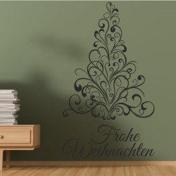 Wandaufkleber Wandtattoo Aufkleber Wand Weihnachten X-MAS Merry Christmas Kugel Schmuck  Weihnachtsbäckerei Backen Plätzen Backh