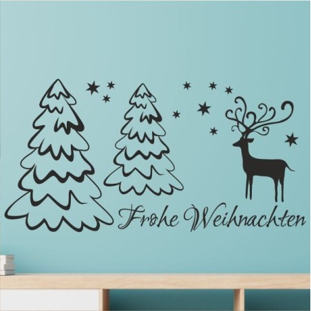 Wandaufkleber Wandtattoo Aufkleber Wand Weihnachten X-MAS Merry Christmas Kugel Schmuck  Weihnachtsbäckerei Backen Plätzen Backh