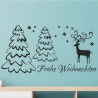 Wandaufkleber Wandtattoo Aufkleber Wand Weihnachten X-MAS Merry Christmas Kugel Schmuck  Weihnachtsbäckerei Backen Plätzen Backh