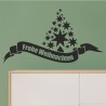 Wandaufkleber Wandtattoo Aufkleber Wand Weihnachten X-MAS Merry Christmas Kugel Schmuck  Weihnachtsbäckerei Backen Plätzen Backh