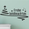 Wandaufkleber Wandtattoo Aufkleber Wand Weihnachten X-MAS Merry Christmas Kugel Schmuck  Weihnachtsbäckerei Backen Plätzen Backh