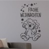 Wandaufkleber Wandtattoo Aufkleber Wand Weihnachten X-MAS Merry Christmas Kugel Schmuck  Weihnachtsbäckerei Backen Plätzen Backh