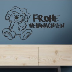 Wandaufkleber Wandtattoo Aufkleber Wand Weihnachten X-MAS Merry Christmas Kugel Schmuck  Weihnachtsbäckerei Backen Plätzen Backh