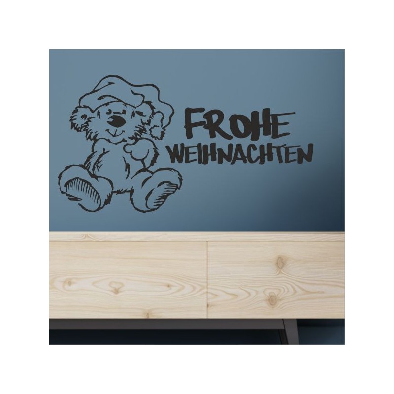 Wandaufkleber Wandtattoo Aufkleber Wand Weihnachten X-MAS Merry Christmas Kugel Schmuck  Weihnachtsbäckerei Backen Plätzen Backh