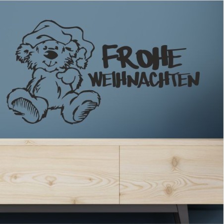 Wandaufkleber Wandtattoo Aufkleber Wand Weihnachten X-MAS Merry Christmas Kugel Schmuck  Weihnachtsbäckerei Backen Plätzen Backh