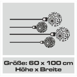 Wandaufkleber Wandtattoo Aufkleber Wand Weihnachten X-MAS Merry Christmas Kugel Schmuck  Weihnachtsbäckerei Backen Plätzen Backh