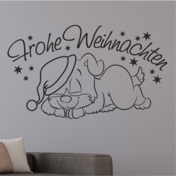 Wandaufkleber Wandtattoo Aufkleber Wand Weihnachten X-MAS Merry Christmas Kugel Schmuck  Weihnachtsbäckerei Backen Plätzen Backh