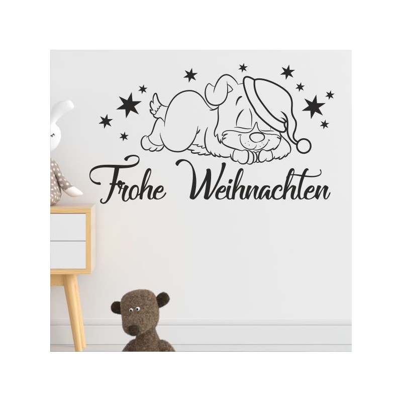 Wandaufkleber Wandtattoo Aufkleber Wand Weihnachten X-MAS Merry Christmas Kugel Schmuck  Weihnachtsbäckerei Backen Plätzen Backh