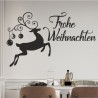 Wandaufkleber Wandtattoo Aufkleber Wand Weihnachten X-MAS Merry Christmas Kugel Schmuck  Weihnachtsbäckerei Backen Plätzen Backh