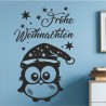 Wandaufkleber Wandtattoo Aufkleber Wand Weihnachten X-MAS Merry Christmas Kugel Schmuck  Weihnachtsbäckerei Backen Plätzen Backh
