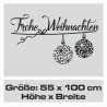 Wandaufkleber Wandtattoo Aufkleber Wand Weihnachten X-MAS Merry Christmas Kugel Schmuck  Weihnachtsbäckerei Backen Plätzen Backh