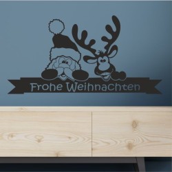 Wandaufkleber Wandtattoo Aufkleber Wand Weihnachten X-MAS Merry Christmas Kugel Schmuck  Weihnachtsbäckerei Backen Plätzen Backh