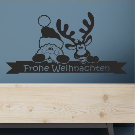 Wandaufkleber Wandtattoo Aufkleber Wand Weihnachten X-MAS Merry Christmas Kugel Schmuck  Weihnachtsbäckerei Backen Plätzen Backh