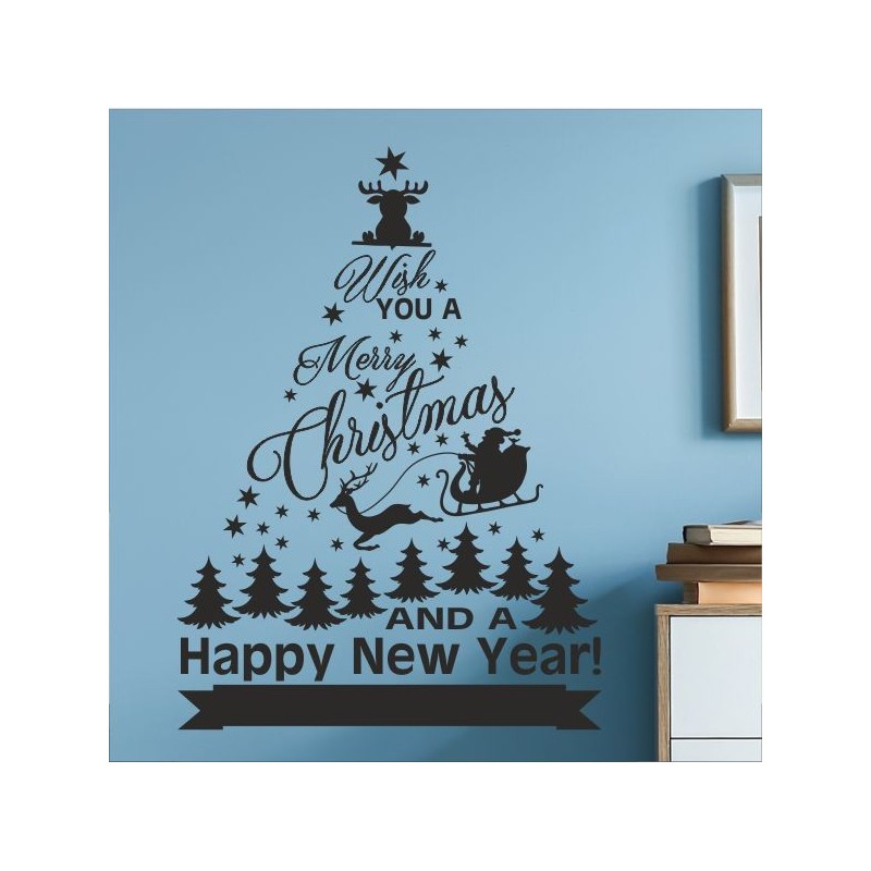 Wandaufkleber Wandtattoo Aufkleber Wand Weihnachten X-MAS Merry Christmas Kugel Schmuck  Weihnachtsbäckerei Backen Plätzen Backh