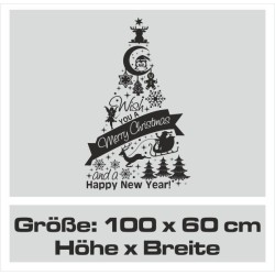 Wandaufkleber Wandtattoo Aufkleber Wand Weihnachten X-MAS Merry Christmas Kugel Schmuck  Weihnachtsbäckerei Backen Plätzen Backh