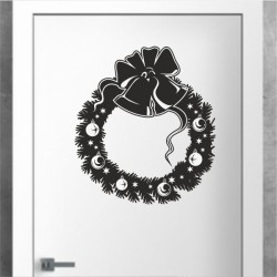 Wandaufkleber Wandtattoo Aufkleber Wand Weihnachten X-MAS Merry Christmas Kugel Schmuck  Weihnachtsbäckerei Backen Plätzen Backh