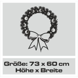 Wandaufkleber Wandtattoo Aufkleber Wand Weihnachten X-MAS Merry Christmas Kugel Schmuck  Weihnachtsbäckerei Backen Plätzen Backh