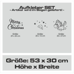 Wandaufkleber Wandtattoo Aufkleber Wand Weihnachten X-MAS Merry Christmas Kugel Schmuck  Weihnachtsbäckerei Backen Plätzen Backh