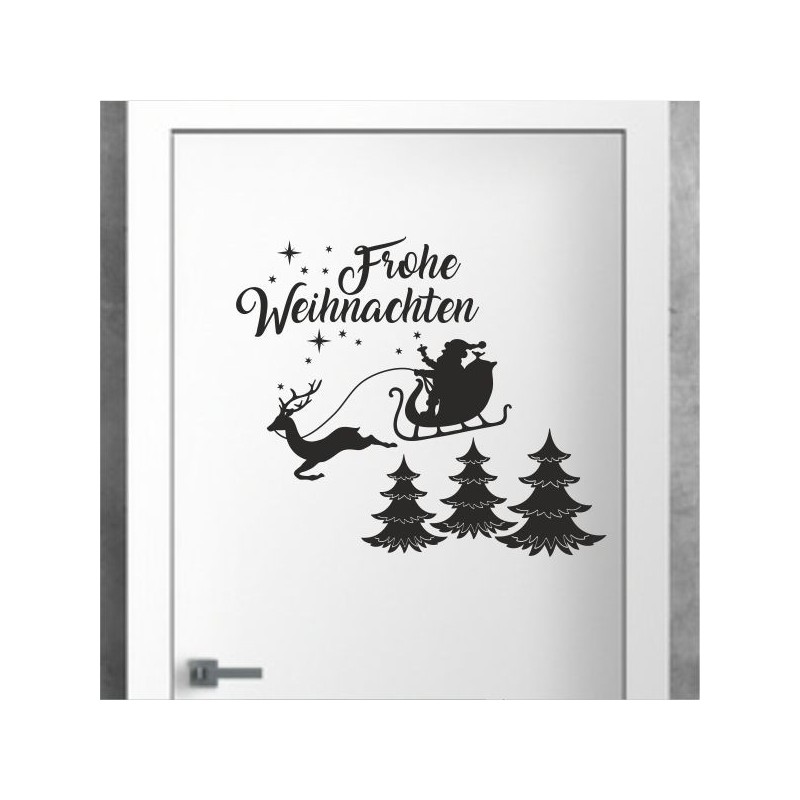 Wandaufkleber Wandtattoo Aufkleber Wand Weihnachten X-MAS Merry Christmas Kugel Schmuck  Weihnachtsbäckerei Backen Plätzen Backh