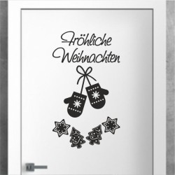 Wandaufkleber Wandtattoo Aufkleber Wand Weihnachten X-MAS Merry Christmas Kugel Schmuck  Weihnachtsbäckerei Backen Plätzen Backh