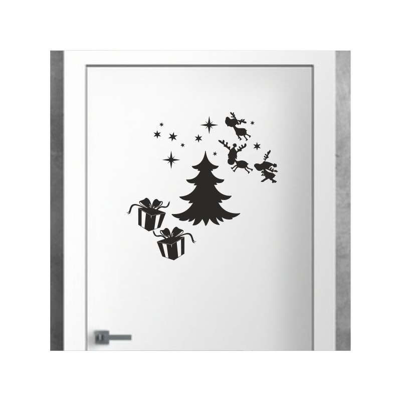 Wandaufkleber Wandtattoo Aufkleber Wand Weihnachten X-MAS Merry Christmas Kugel Schmuck  Weihnachtsbäckerei Backen Plätzen Backh