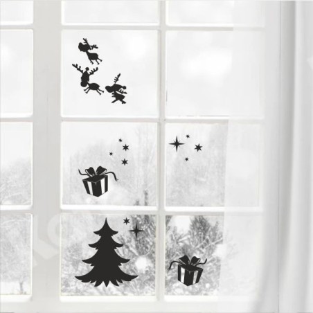 Wandaufkleber Wandtattoo Aufkleber Wand Weihnachten X-MAS Merry Christmas Kugel Schmuck  Weihnachtsbäckerei Backen Plätzen Backh